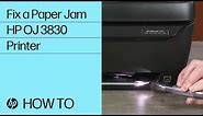 Fix a Paper Jam | HP OfficeJet 3830 Printer | HP Support