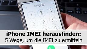iPhone IMEI herausfinden: 5 Wege, um die IMEI-Nummer des iPhones anzuzeigen