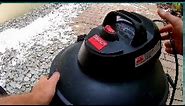 Clearing an A/C drain with a Shop Vac(Wet Vac)