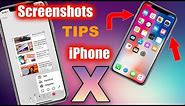 How To Take a Screenshot iPhone X - iPhone X Screenshot Settings