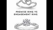 What is the difference between a promise ring and an engagement ring ?