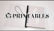 A5 PRINTABLES | A5 PLANNER SETUP | HOW I PRINT PLANNER INSERTS