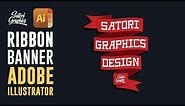 VECTOR RIBBON BANNER ADOBE ILLUSTRATOR | Satori Graphics
