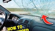 How To Repair A Chipped Windshield!