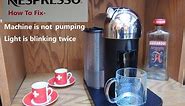 Nespresso Vertuo HOW TO FIX- machine not pumping (English)