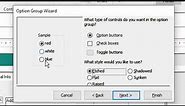 Microsoft Access A to Z: Adding option (radio) buttons to a form