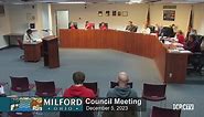 Milford City Council 12/5/23