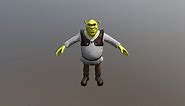 Shrek t-pose - 3D model by rakelalme