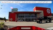 Shopping at Target in Posner Park Shopping Mall in Davenport, Florida