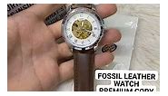 💎 FOSSIL LEATHER WATCH 💎 PREMIUM ( FREE BOX AND PAPER BAG ) 📷 ACTUAL PHOTO POSTED 👍 STAINLESS STEEL ✅ WATER RESISTANT ✅ JAPAN MOVEMENT ✅ NON TARNISH /NON FADE YUNG QUALITY/SIZE/FUNCTION SAME TO ORIGINAL‼️ ❌ NOT CLASS-A ❌ NOT REPLICA ( ORIGINAL EQUIPMENT MANUFACTURER ) PM FOR RESERVATION ☺️ | BeCourageous