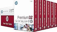 HP Printer Paper | 8.5 x 11 Paper | Premium 32 lb | 6 Pack - 3000 Sheets | 100 Bright | Made in USA - FSC Certified | 113100C