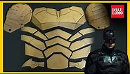 DIY The Batman Part 4 - Torso & Shoulder Suit Armor tutorial