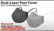 Honeywell Dual Layer Face Cover w/ Replaceable Filters