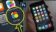 [PSD Mockup] Display Your App Icon on iPhone Screen | Photoshop Tutorial