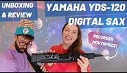Yamaha YDS-120 Digital Saxophone - with recorder mouthpiece! | Unboxing & Review