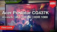 Acer Predator CG437K 43-inch 4K Gaming Display First Look