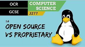 48. OCR GCSE (J277) 1.6 Open source vs proprietary