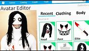 MAKING JEFF THE KILLER a ROBLOX ACCOUNT