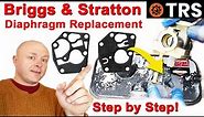 Briggs and Stratton Carburetor Diaphragm Replacement- Lawn Mower Engine Diaphragm