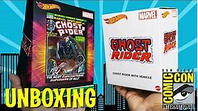 UNBOXING SDCC 2022 Exclusive Hot Wheels GHOST RIDER - Mattel