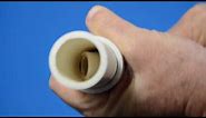 FlexPVC - How to thread flexible pvc pipe thru rigid pvc pipe