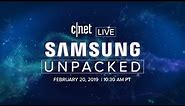 Samsung's Galaxy S10 event: Watch CNET's live coverage here