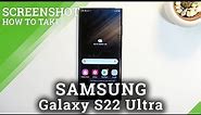 How to Take Screenshot on SAMSUNG Galaxy S22 Ultra - Capture Screenshot All Methods