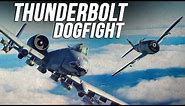 A-10C Thunderbolt II Vs P-47 Thunderbolt Dogfight | Digital Combat Simulator | DCS |