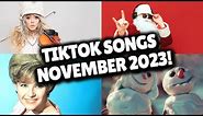 Top Trending Songs on TikTok - NOVEMBER 2023!