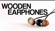 Awesome wooden earphones