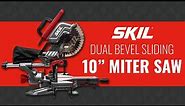 SKIL Dual Bevel Sliding 10” Miter Saw Overview with SKIL Rep