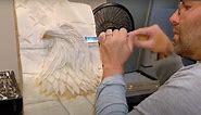Hand Carved Bald Eagle and American Flag - Tutorial