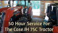 First 50 hour service: Part 1. 2020 Case IH 75C Tractor Maintenance.