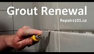 How to Make Your Bath / Shower Surround Grout Look New Again!