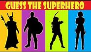Guess the Superhero from Silhouette Quiz | Marvel Character Challenge