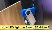 Custom Private Logo USB Flash Drives 8GB 25PCS Blue Enfain Personalized Engraved Thumb Drive Small Qty Bulk Imprint Memory Sticks