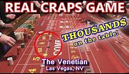 WATCH A HIGH-ROLLER PLAY! - Live Craps Game #53 - The Venetian, Las Vegas, NV - Inside the Casino