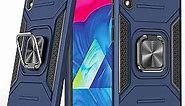 Samsung Galaxy A10 Case Galaxy M10 Case Military Grade Built-in Kickstand Case Holster Armor Heavy Duty Shockproof Cover Protective Case for Galaxy A10 Phone Case (Blue)
