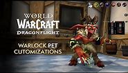 Customize WARLOCK Pets in Patch 10.1.5 at the Barber Shop | Dragonflight