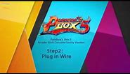 Pandora Box 5 960 in 1 Arcade stick Console installation tutorial