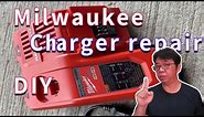 How to repair Milwaukee tool battery charger by yourself step by step pirate-king studio