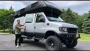MEGA VANLIFE TOUR | 4x4 Overland Off Road Airstream B190 Ujoint RV Conversion Motor Home