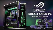 Dream Anime Gaming PC Build! | ROG X EVANGELION | Complete Desk Setup | EVA Z690 Hero Strix RTX 3080
