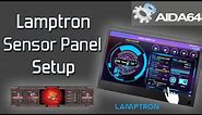 Lamptron Sensor Panel AIDA64 Setup & Custom Display Tutorial.