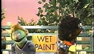 Sesame Street - "Wet Paint Sign"