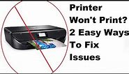 HP Printer Won't Print? 2 Simple Ways To Fix Printer Issues