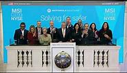 Motorola Solutions (NYSE: MSI) Rings The Opening Bell®