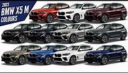 2023 BMW X5 M SUV - All Color Options - Images | AUTOBICS