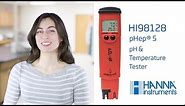 Hanna Lab - How to Set Up and Calibrate the Hanna Instruments HI98128 pHep® 5