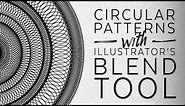 How To Create Intricate Circular Patterns with the Blend Tool in Adobe Illustrator